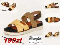 Sandały damskie WRANGLER żółte rozm. 37 SALE !!!