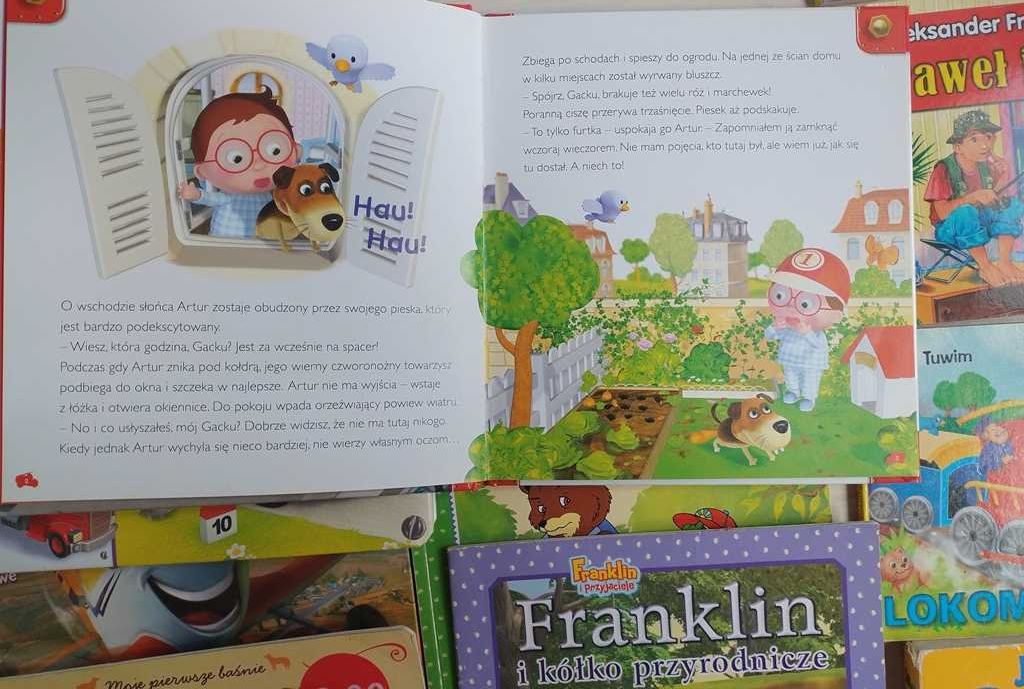 Zestaw książeczek dla dzieci Samoloty Tuwim Przygody strażaka Franklin