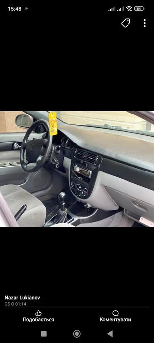 Продам chevrolet lacetti 2007 року чистий бензин