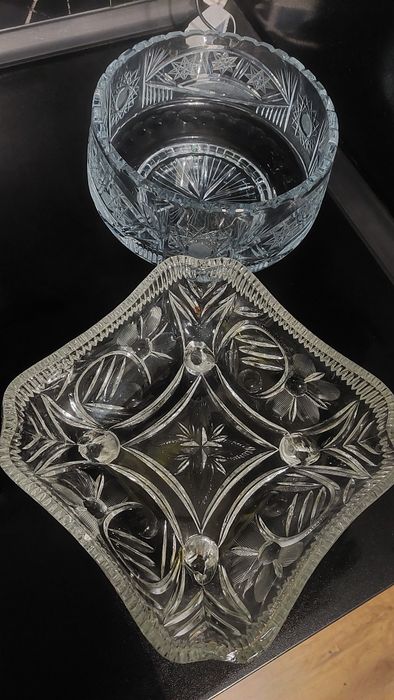 Szkło, kryształy prl, cena za całość