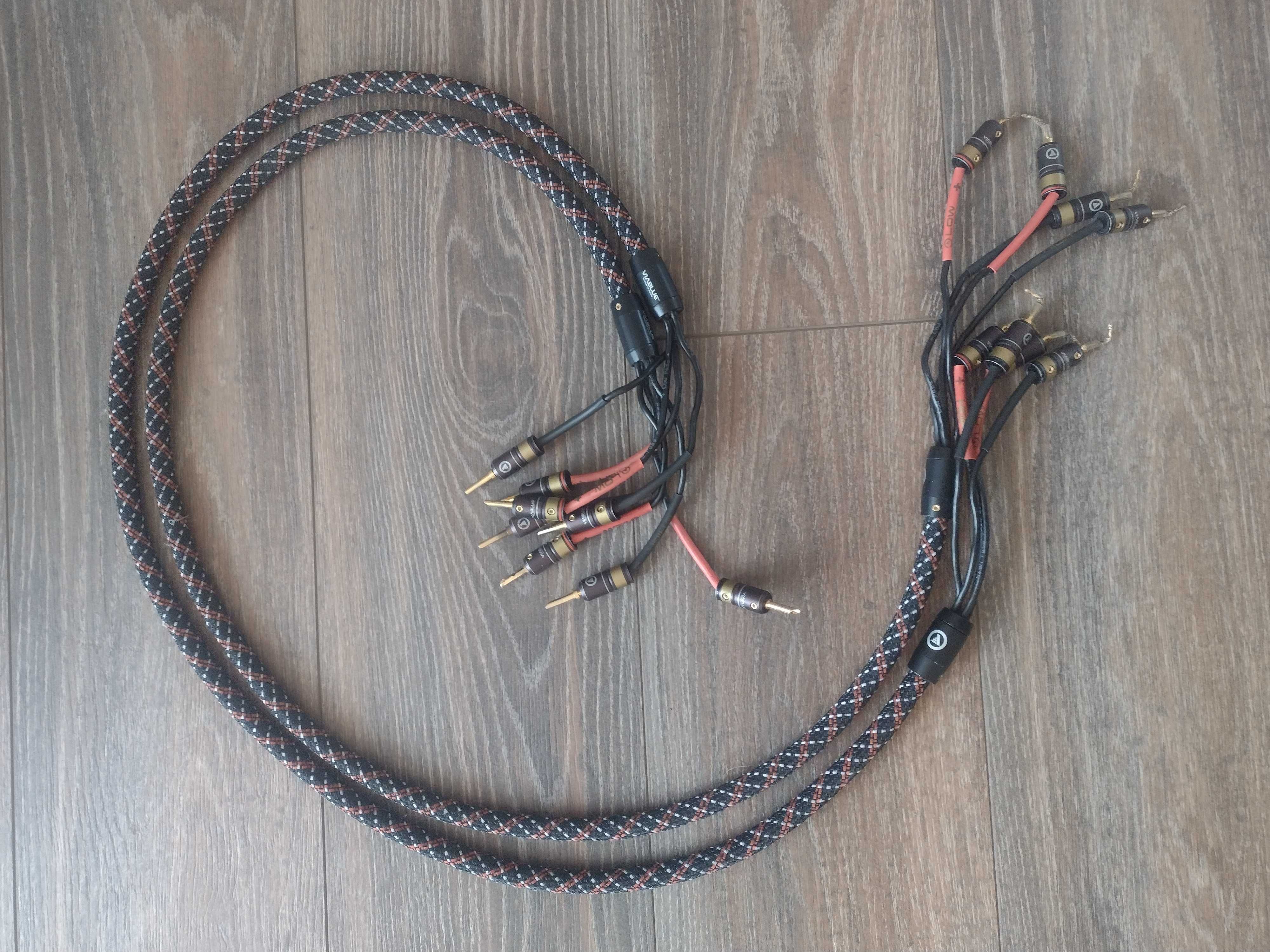 Kable głośnikowe ViaBlue SC4 biwire biamp 1,5m