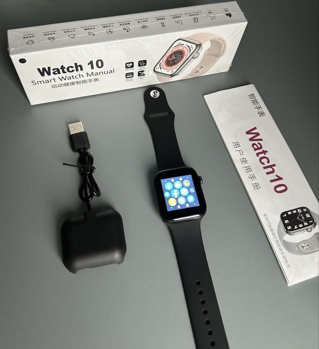 Смарт годинник Series 10 Smart Watch10.РОЗПРОДАЖА!(Є ІГРИ в годиннику)