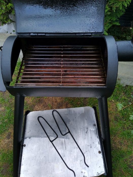 Grill ogrodowy węglowy masywny blacha gr 8-9mm