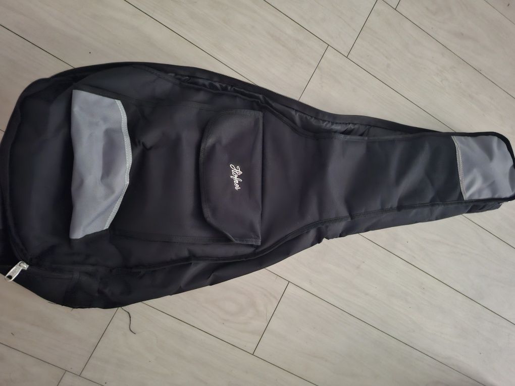 Gitara 6 strunowa Hohner + pokrowiec + 2 struny+ tuner stroik