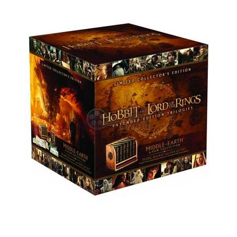Middle Earth Władca Pierścieni-Hobbit edycja kolekcjon 18 BD+12DVD