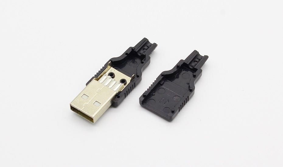 10 шт. Штекер USB type A male