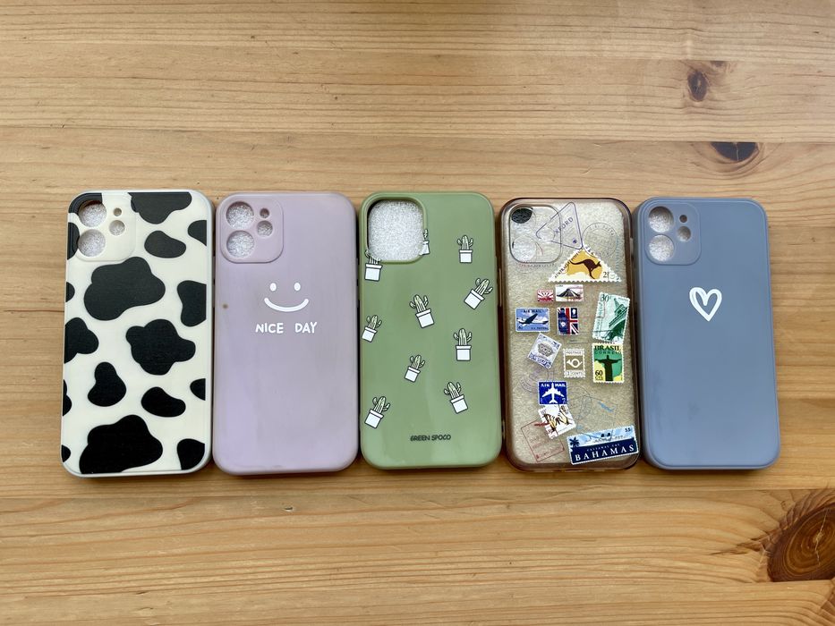 Lote 5 capas para iPhone 12 mini
