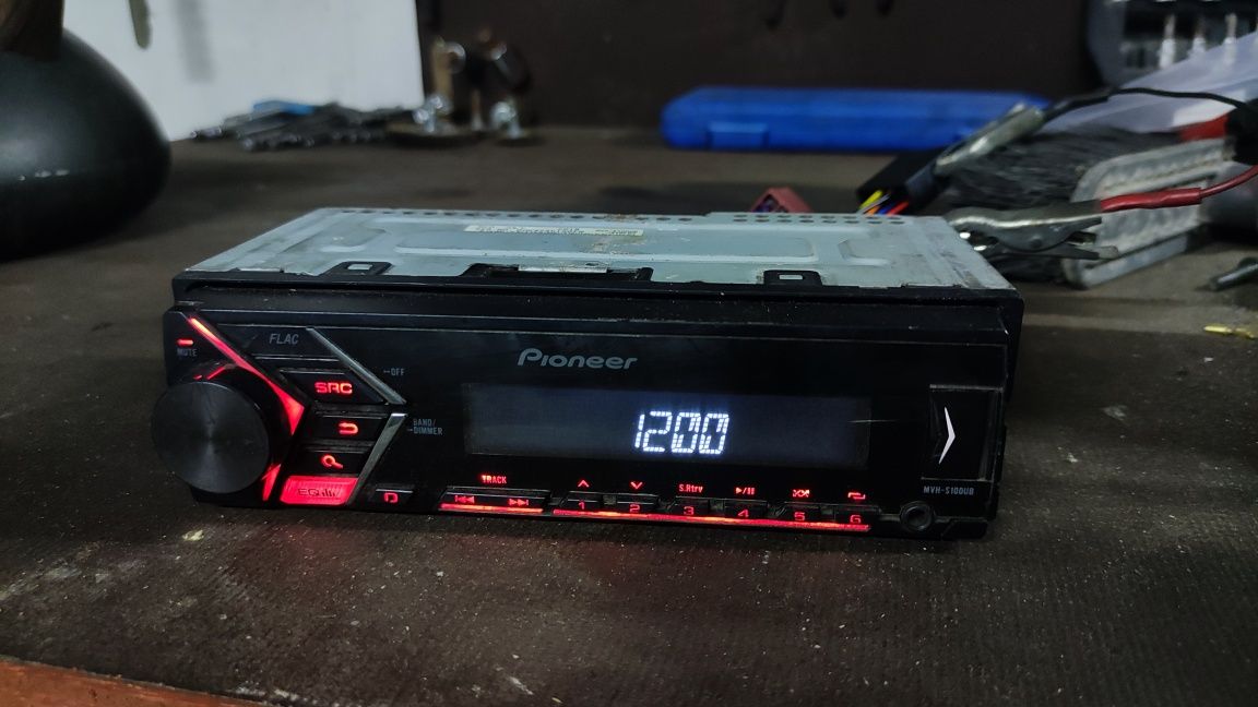 Radio samochodowe Pioneer MVH-S100UB USB/AUX 1din !!!
