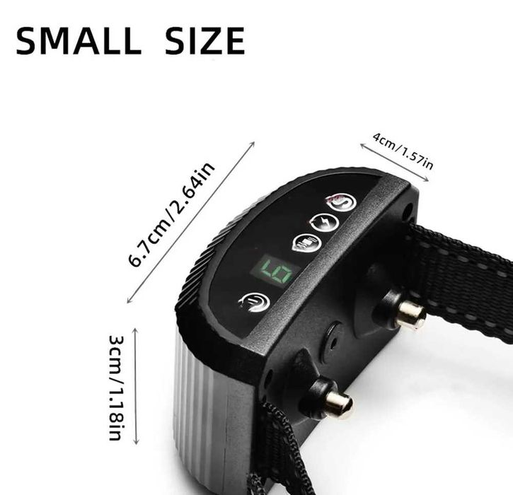 PORTES GRÁTIS - Coleira Anti-Latido, 3 modos, 7 níveis