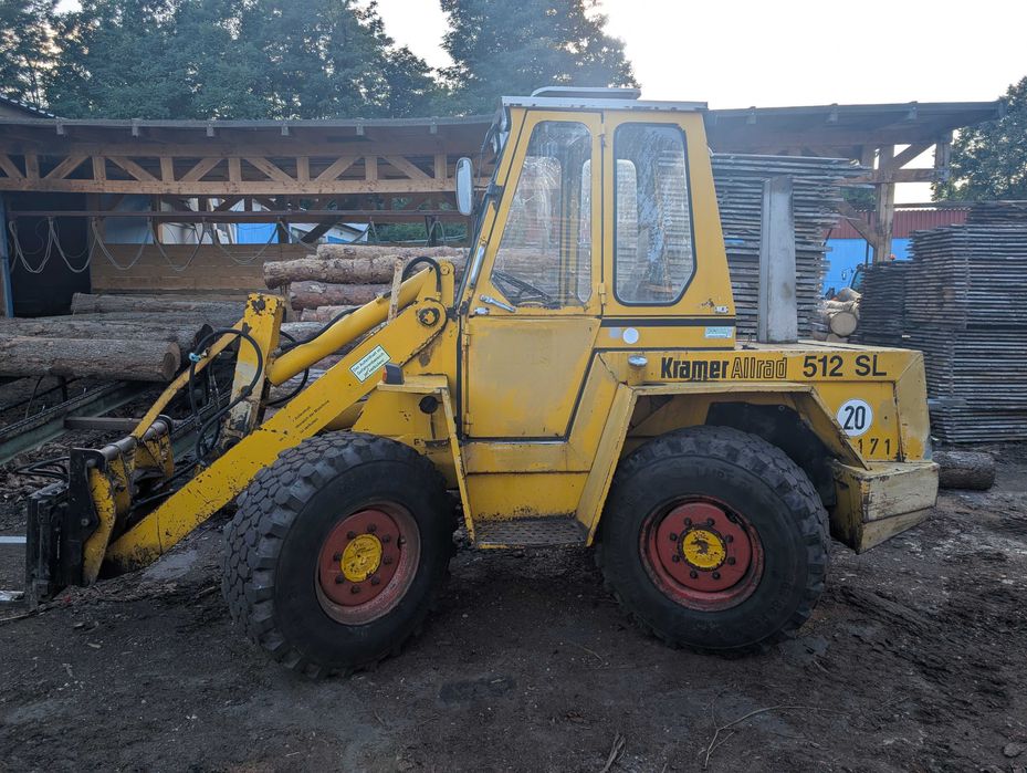 Ładowarka kołowa Kramer 512 , 1990r. Szybkozłącze