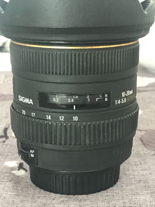Obiektyw Sigma 10-20mm F/4-5,6 DC HSM do Canon