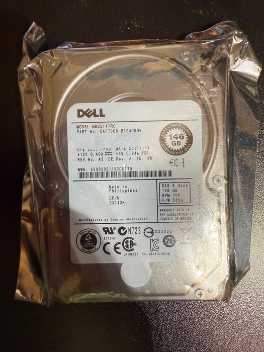 Dyski serwerowe Dell SAS 2,5 146, 300, 600GB