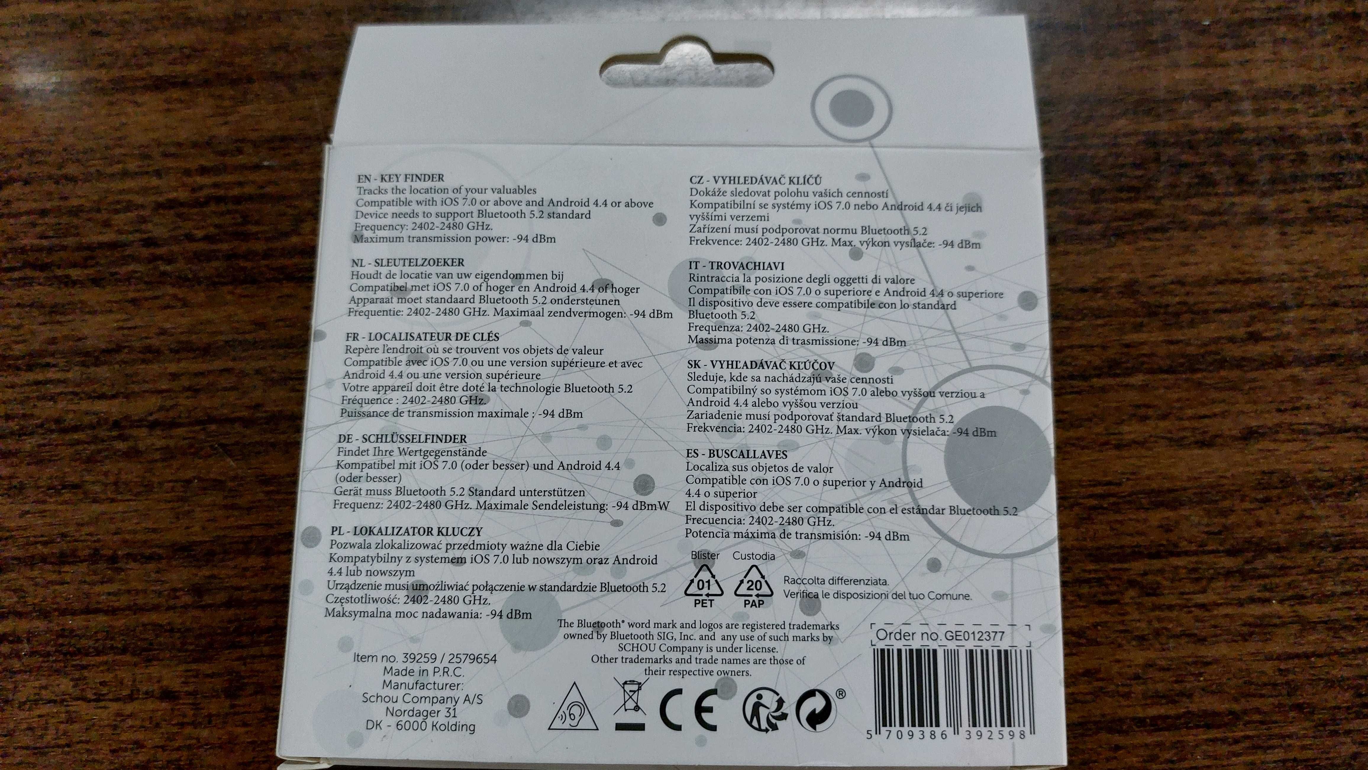 Lokalizator kluczy keyfinder
