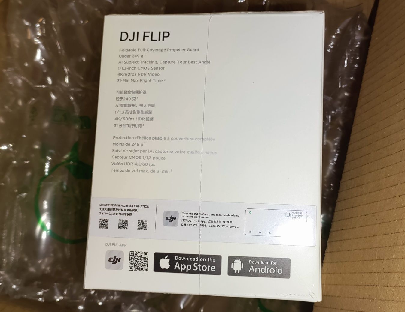 Drone dji Flip standalone Com bateria novo selado sem comando