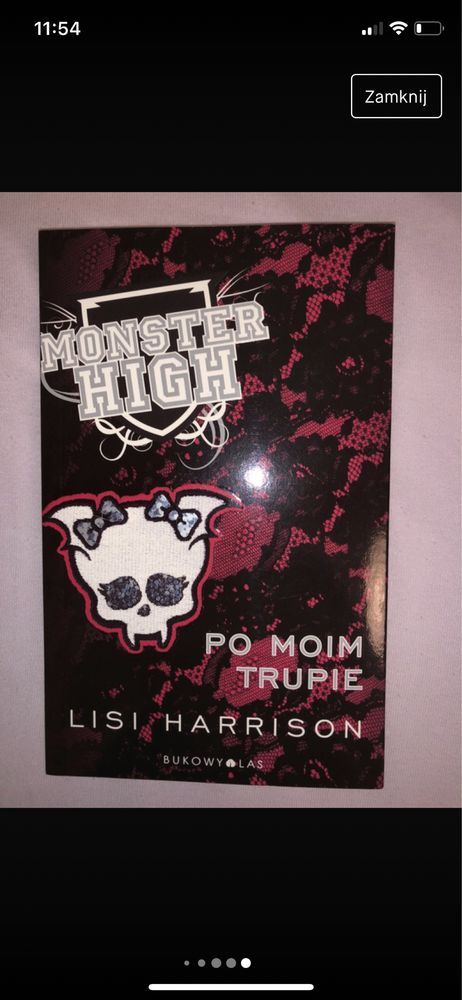 Monster High Książki Cała Seria Lisi Harrison