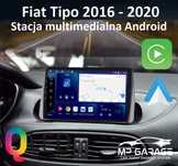 Radio Fiat Tipo 16-20 Android Apple CarPlay AndroidAuto Qled 4G Montaż