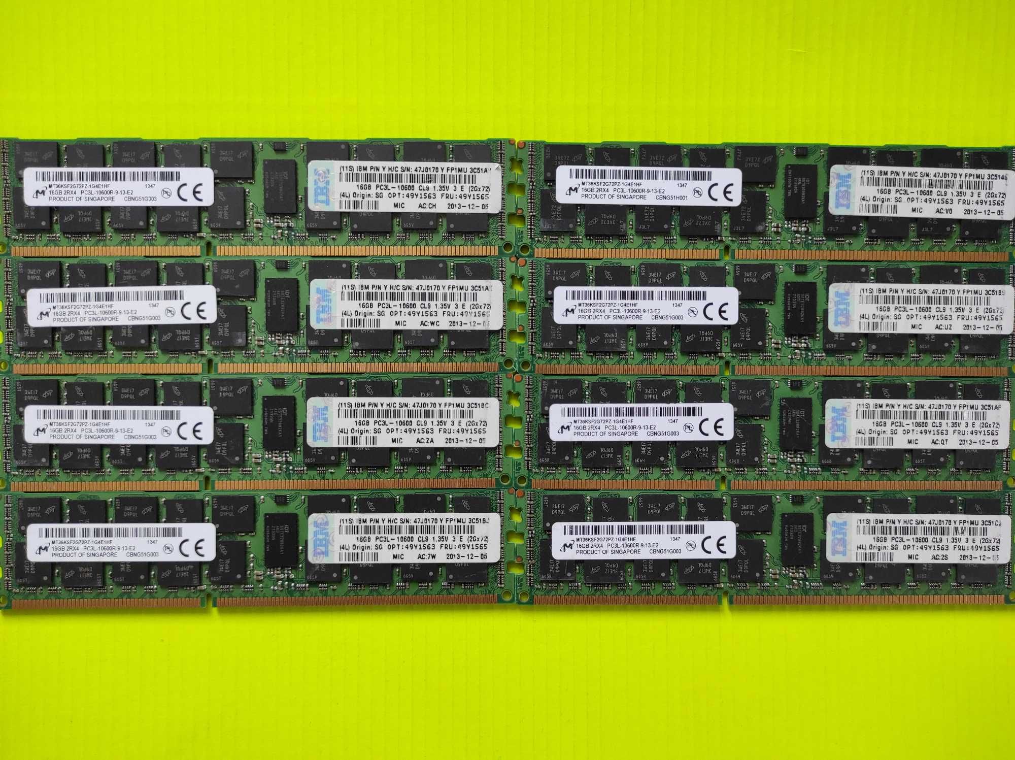 Micron 16GB ECC DDR3 1333 PC3-10600R Reg серверная