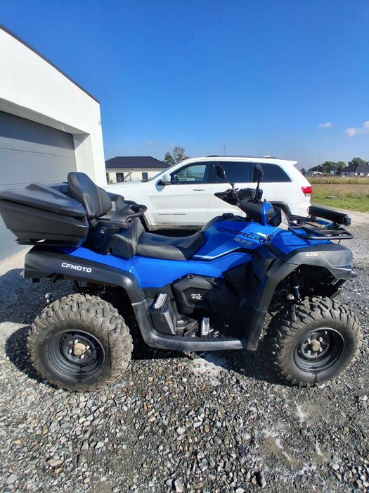 Cfmoto CFORCE 625 Touring Long kufer, ledbar, grzane manetki,dystanse.