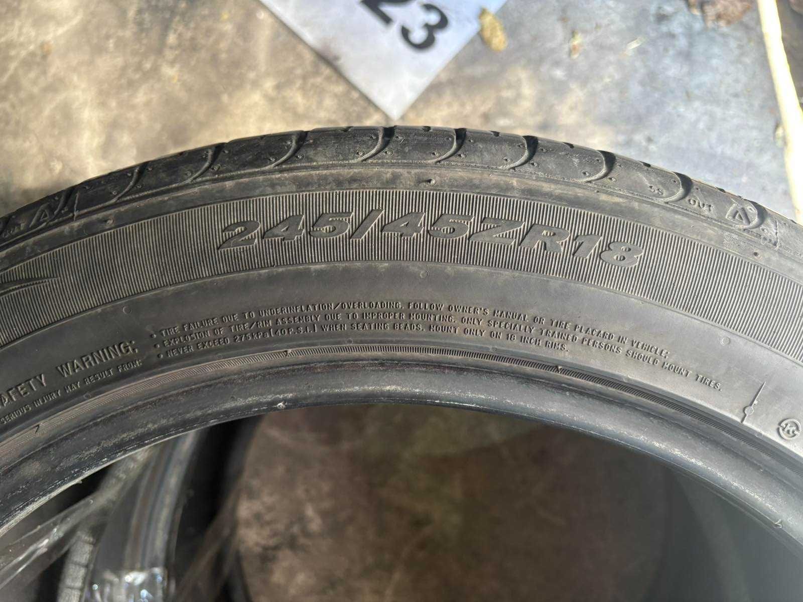 Шины 245/45 R18 Nexen пара лето (отличное состояние) L4