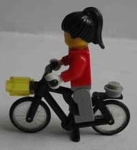 LEGO Лего минифигурка Девочка на велосипеде