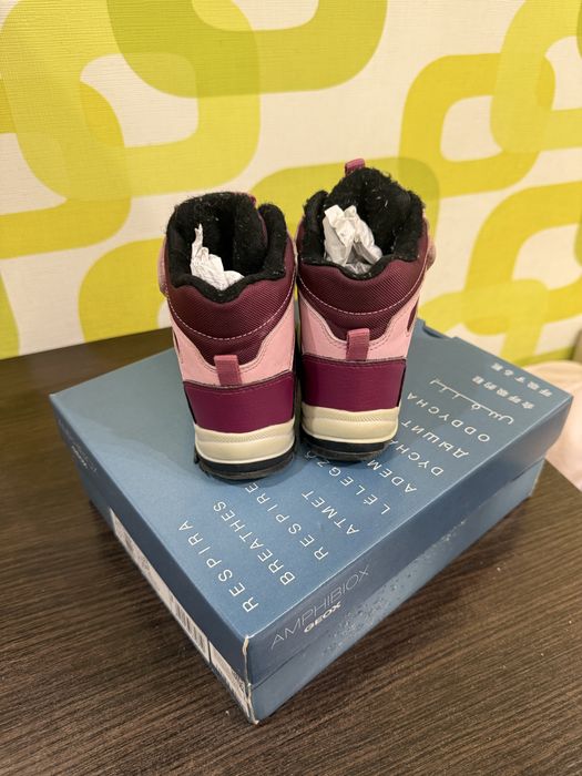 Дитячі зимові черевики geox flanfil 26 розмір