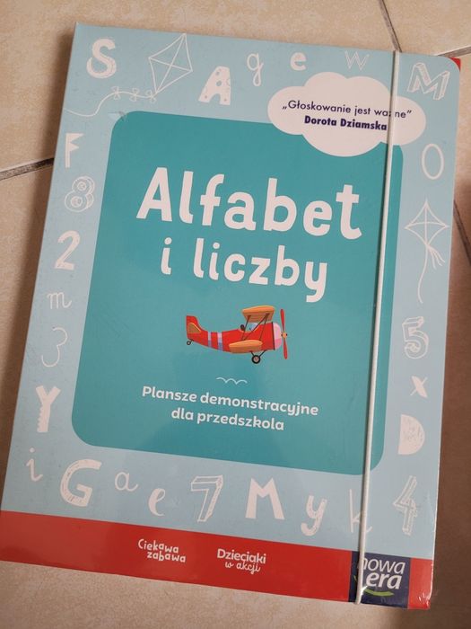 Alfabet i liczby tablice demonstracyjne nowa era