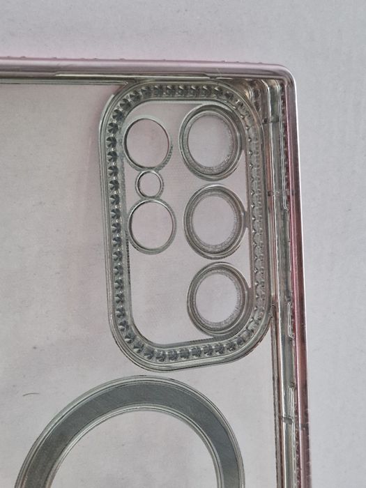 Bling Magsafe Case do Samsung Galaxy S24 Ultra różowy