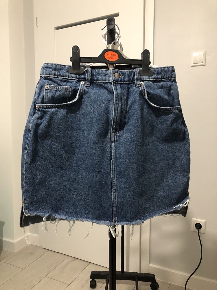 Spódniczka mini jeans H&M rozmiar L