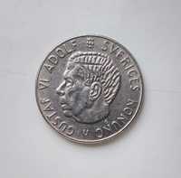 Монета Швеции 1 крона 1973 год, XF