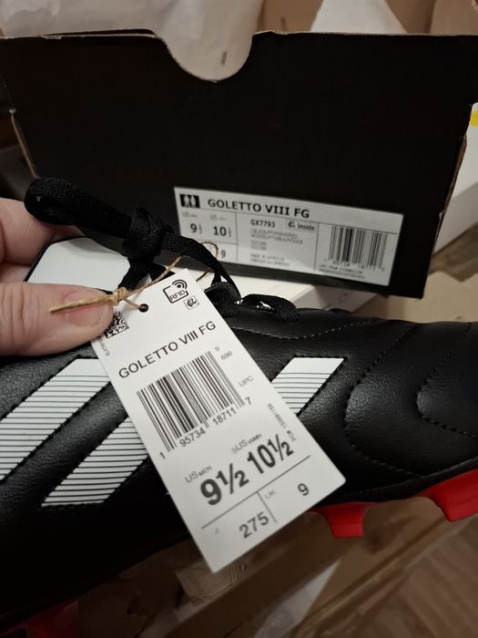 Продам нові чоловічі бутси ADIDAS GOLETTO VIII FIRM 43р