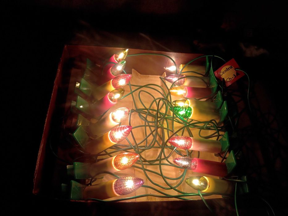 Lampki choinkowe Polskie CENTRA -PRL