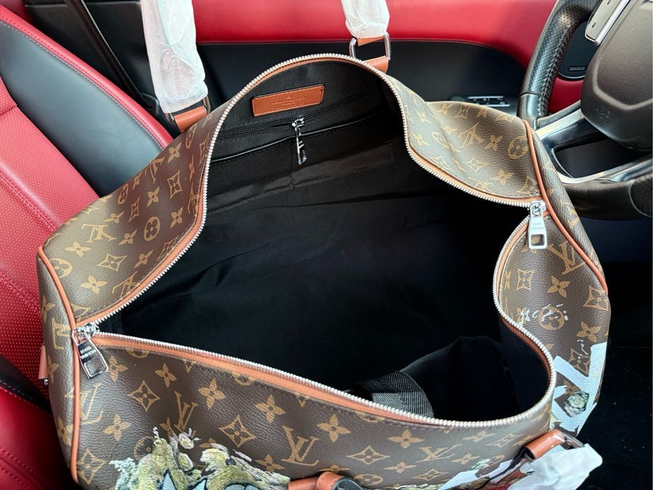 Сумка Louis Vuitton keepall дорожная мужская унисекс ручная