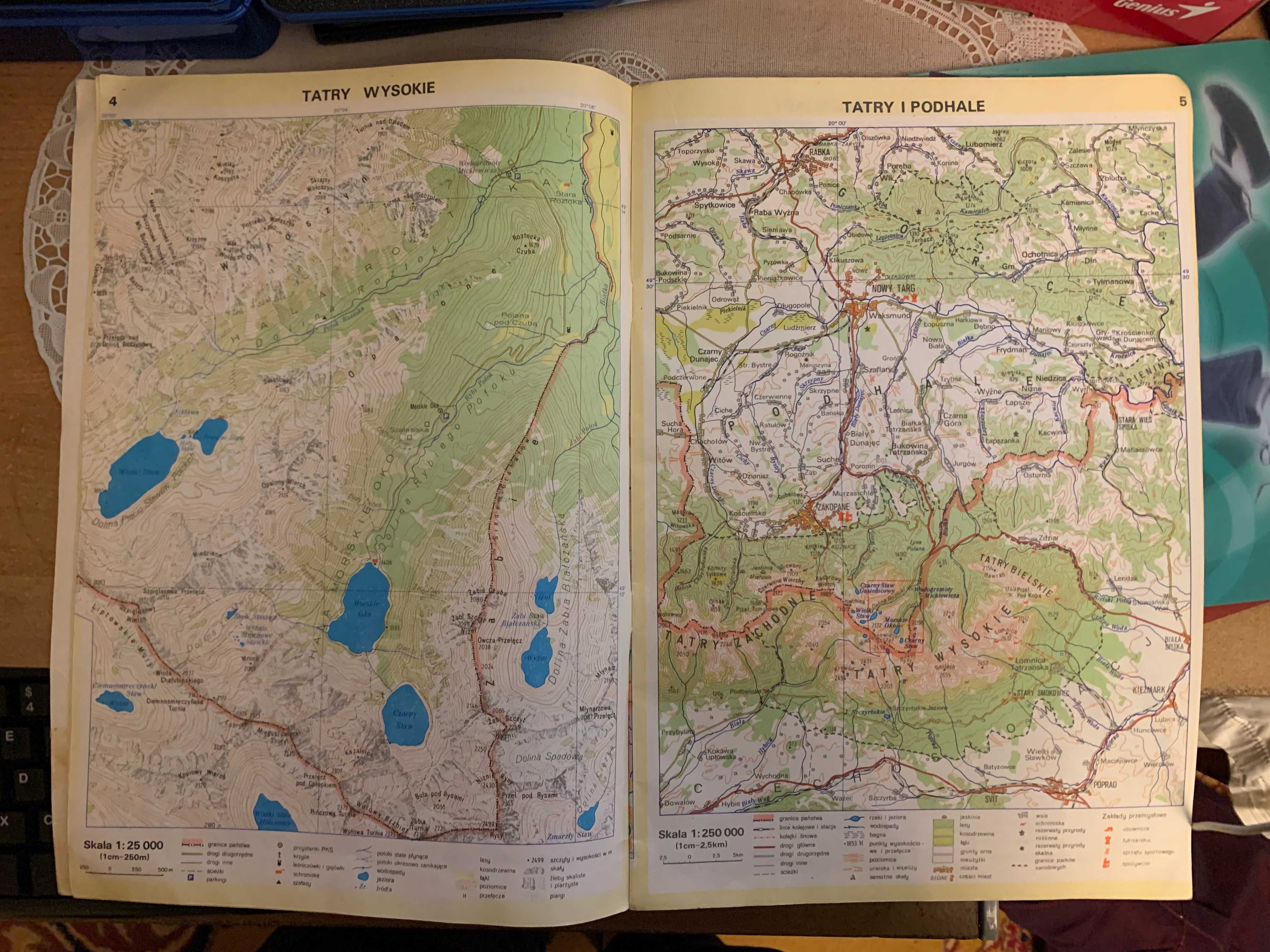 Atlas geograficzny dla kl. IV z 1984r. PRL