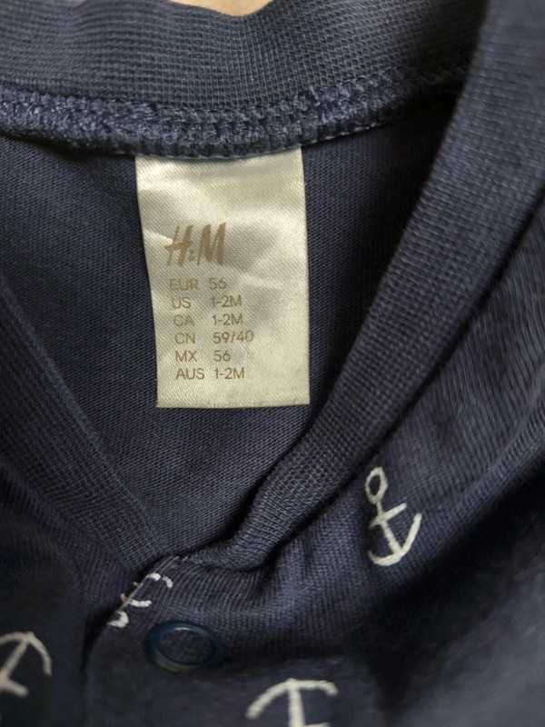 Rampers H&M 1-2mc(56cm) Kotwice