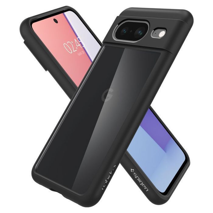 Etui Spigen Ultra Hybrid do Google Pixel 8 w kolorze Matowym Czarnym