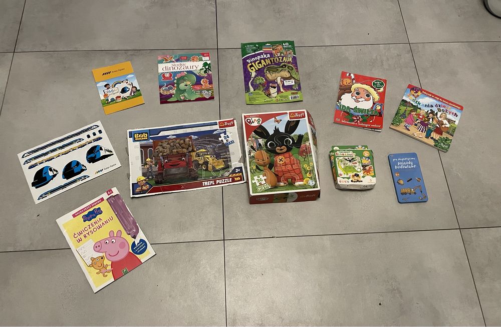 Zestaw edukacyjny gigant puzzle książki