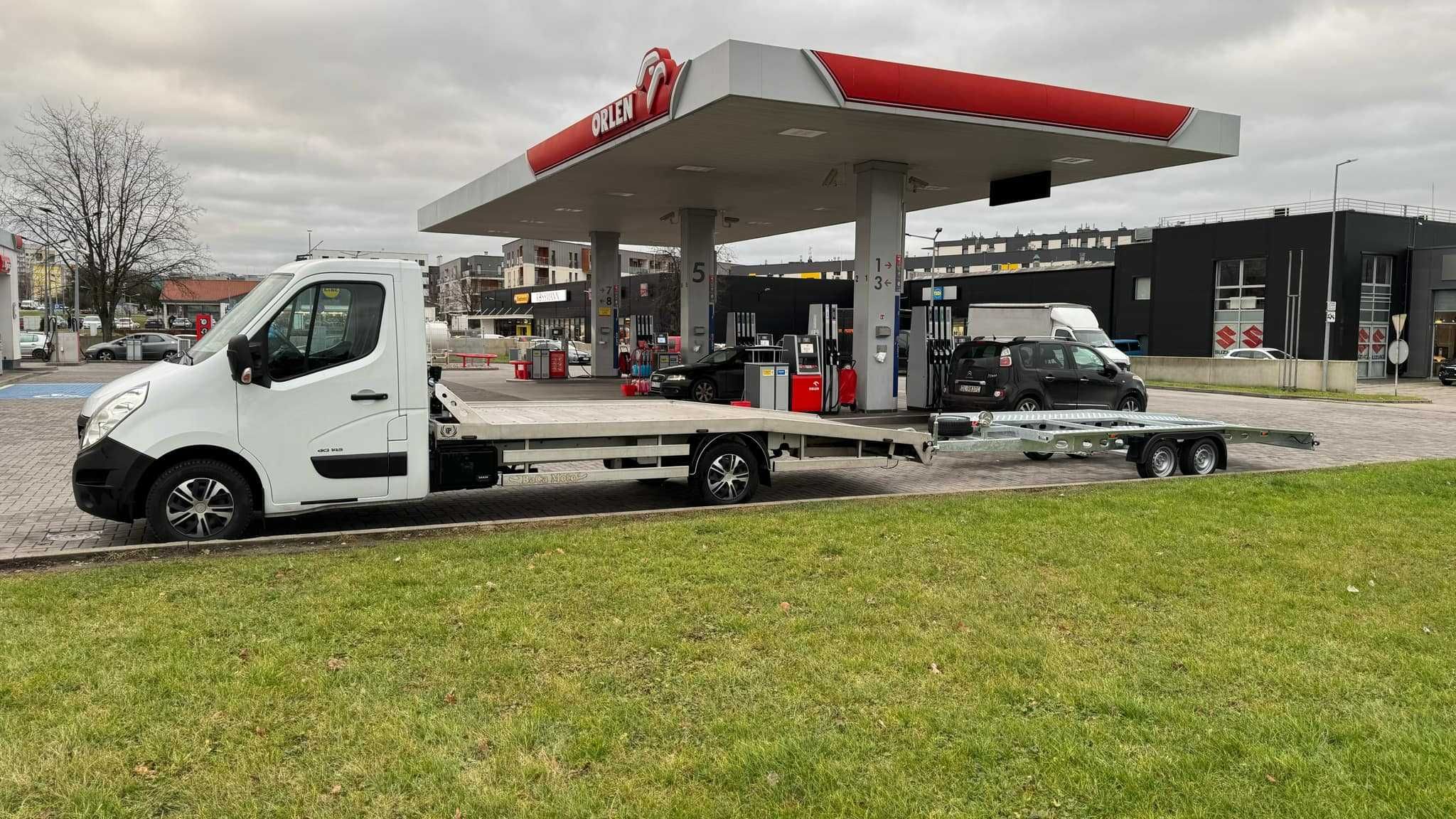 Wynajem Lawety Lubin Autolawety Renault Master Autolaweta laweta