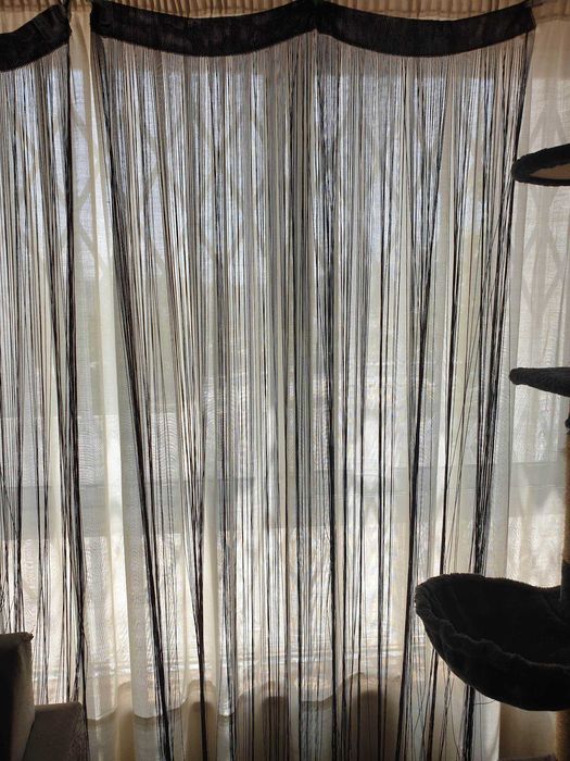 Par de Cortinas de fio