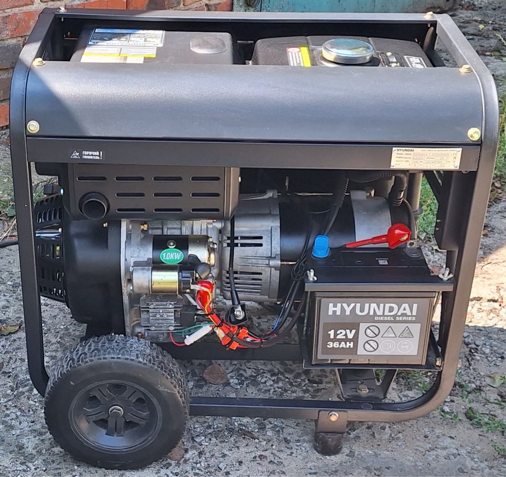 Генератор дизельний Hyundai DHY 8000LE 6,5 кВт