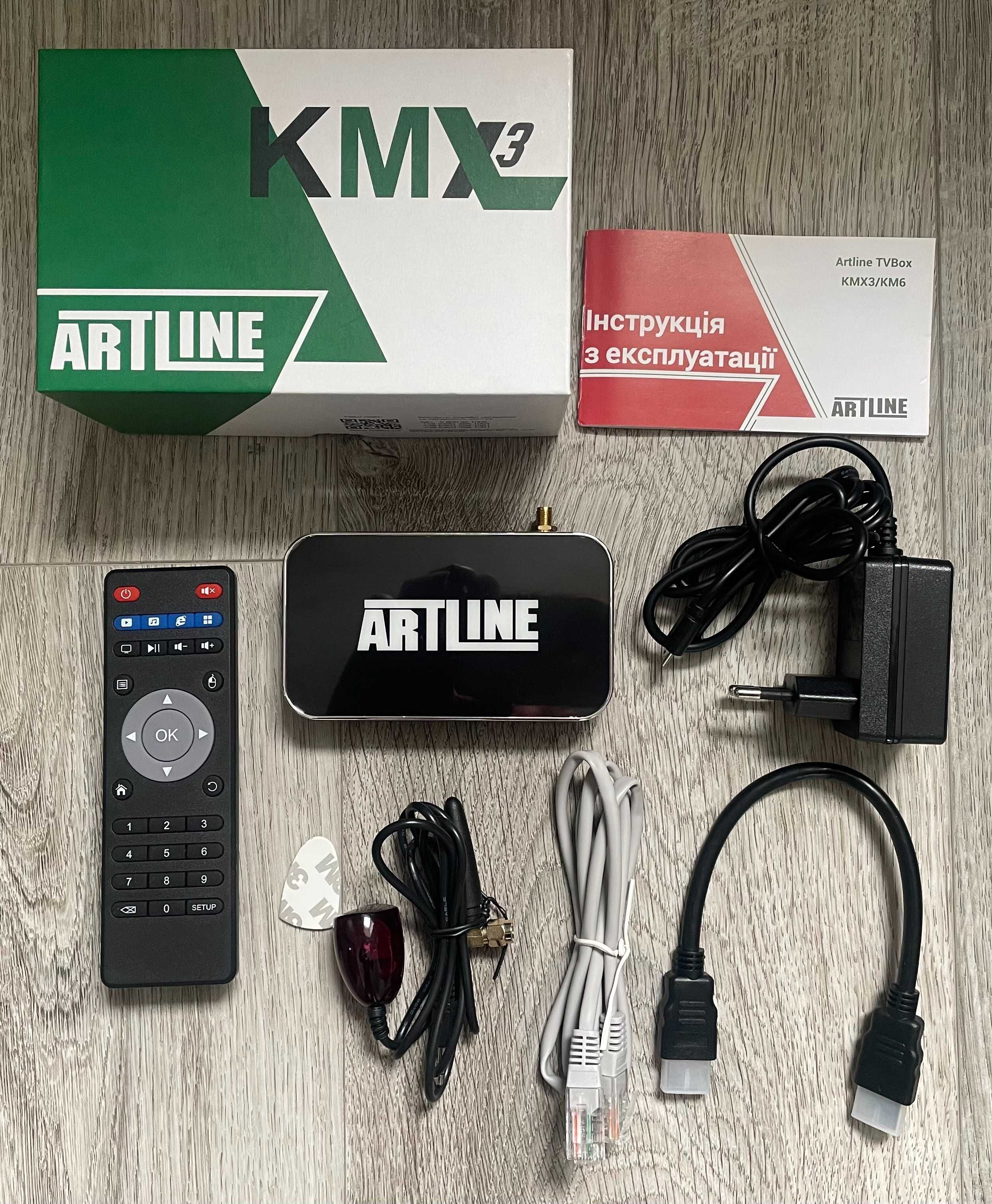 Медіаплеєр Artline TV Box KMX3/KM6