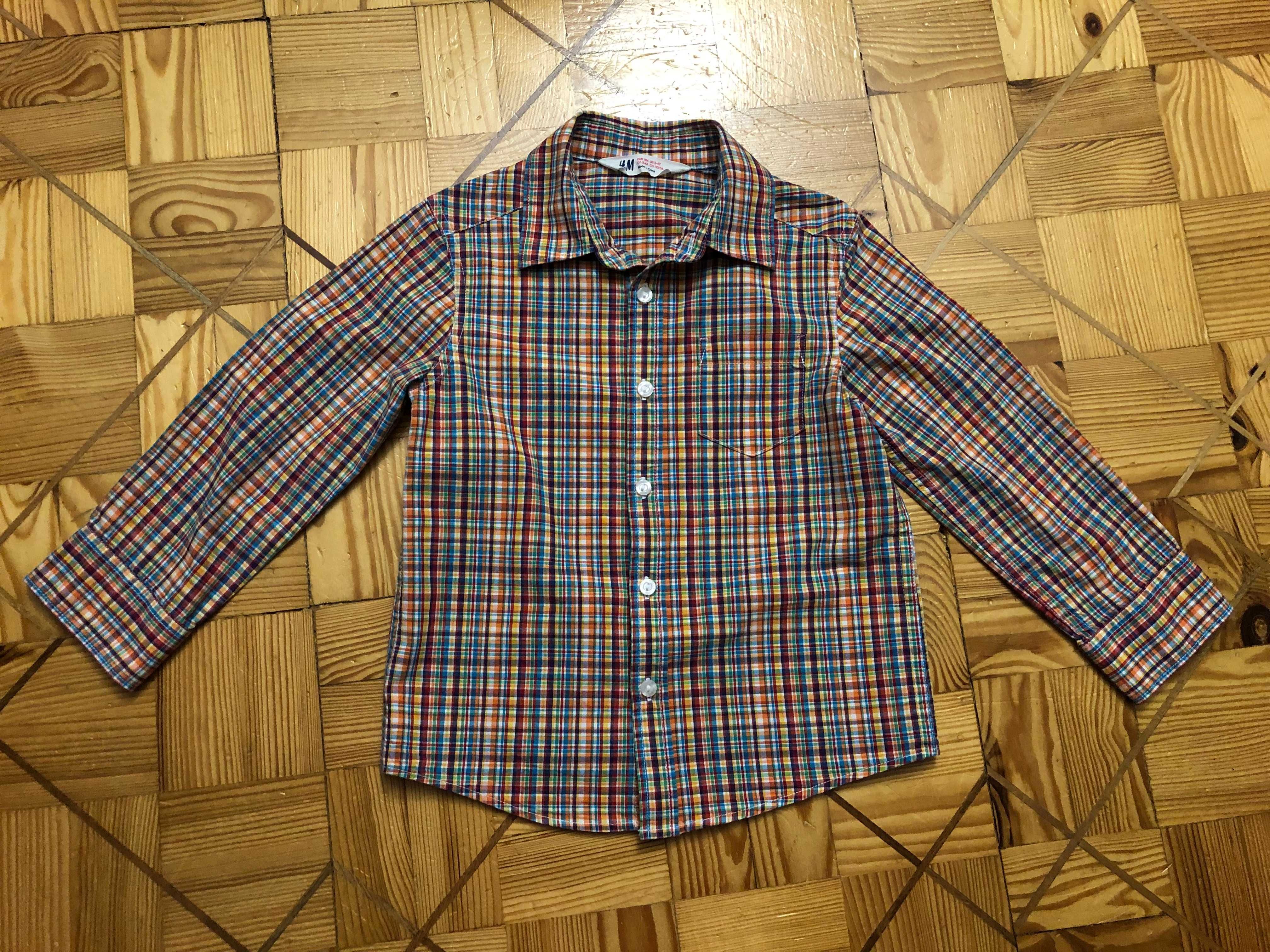 koszula chłopięca długi rękaw H&M r. 104