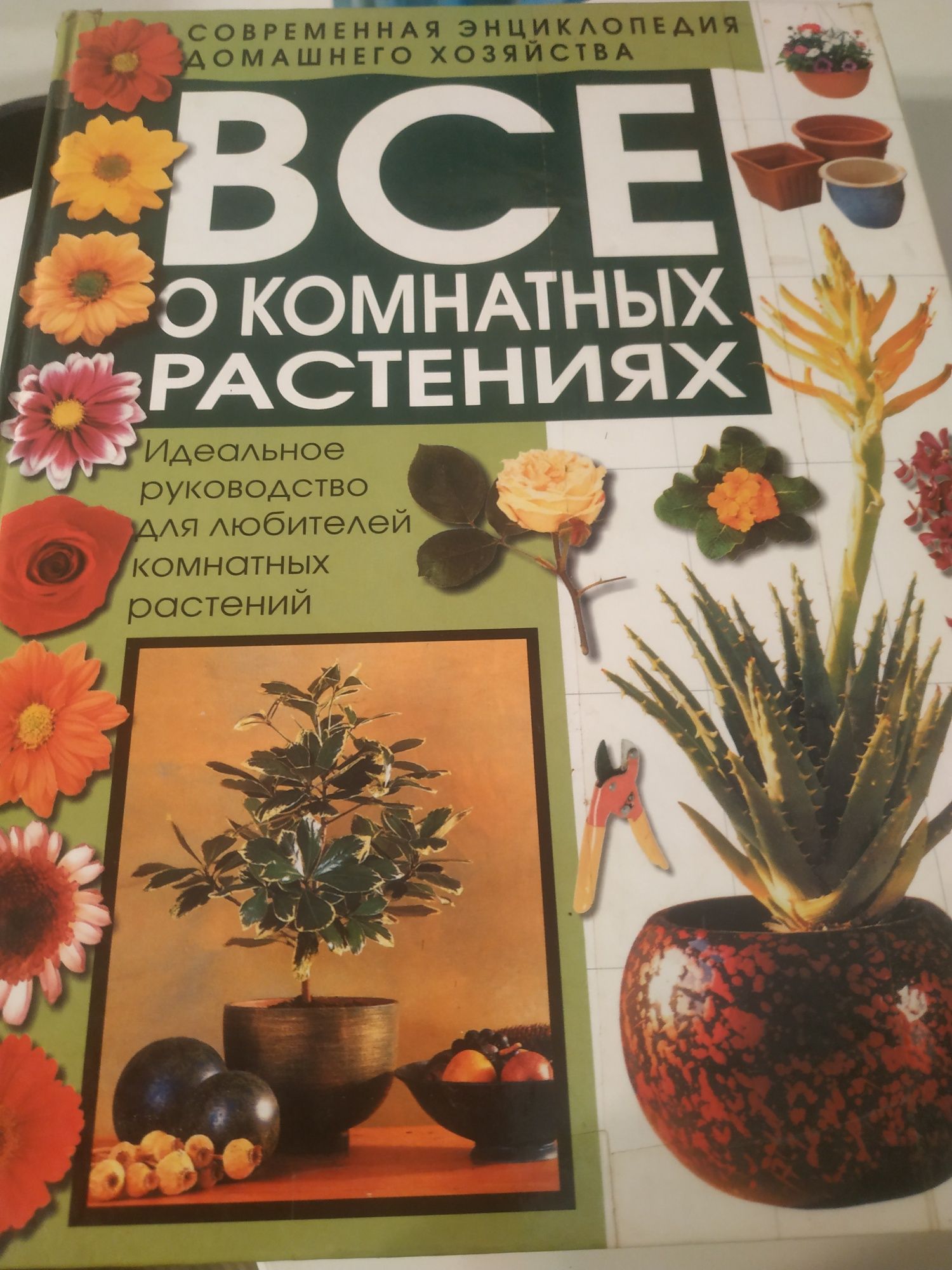 Книги  "Все о комнатных растениях"