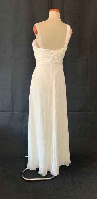 Nowa suknia ślubna empire ivory prosta 40 L tania styl rzymski grecki