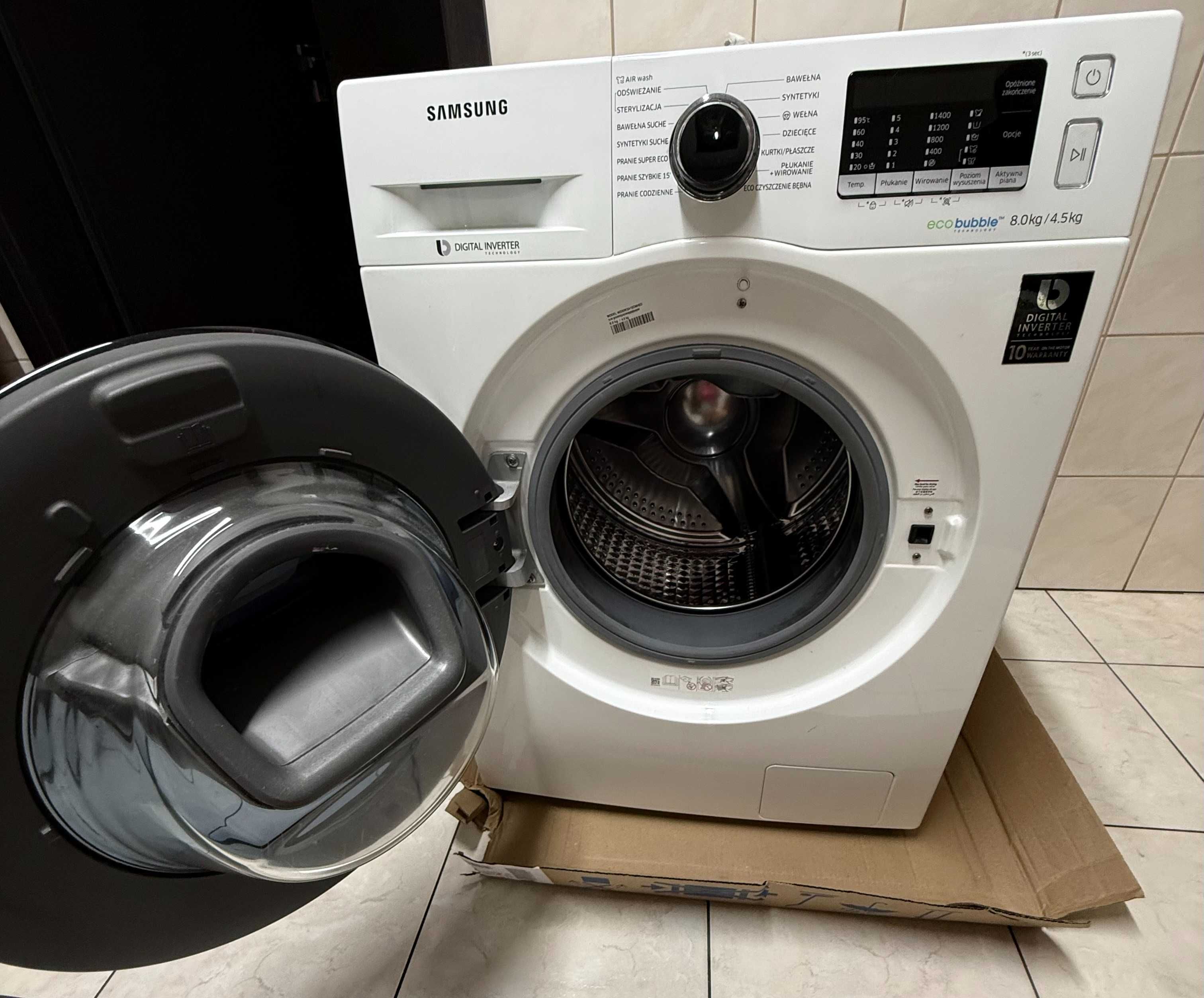 Sprzedam pralko - suszarkę SAMSUNG ecobubble - uszkodzona