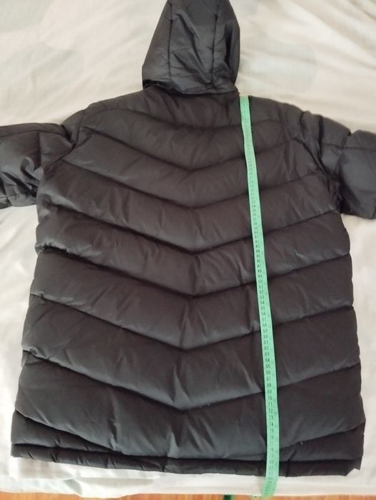 Пуховик 52-54 р. зимова куртка чоловіча чорна тепла парка бу