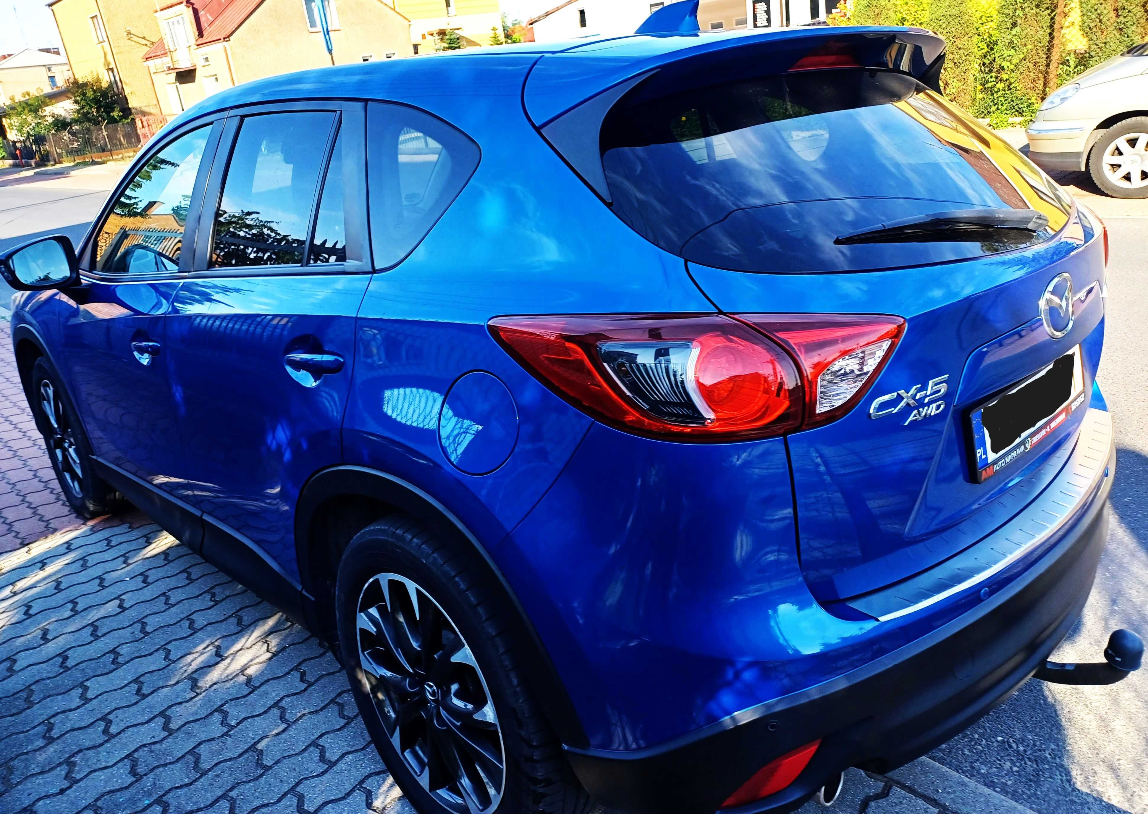 Mazda CX-5 2.2 D SkyActiv Full Opcja 4x4 156km + Hak Bez wkładu Ładna!