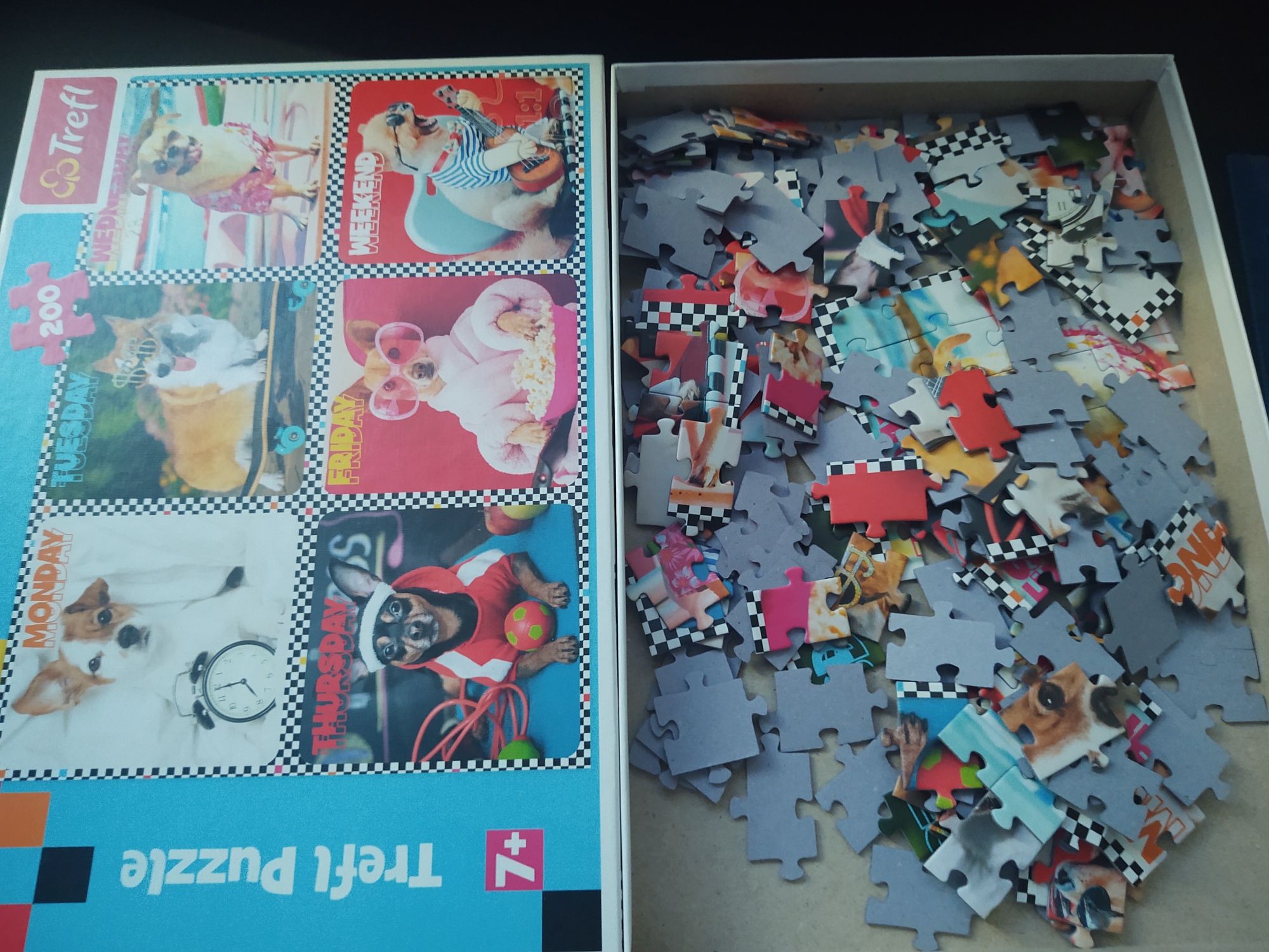 Puzzle pieski firmy Trefl