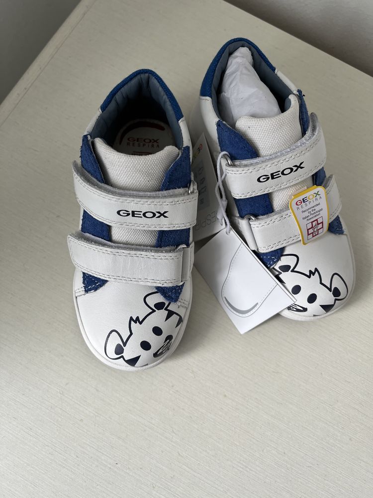Кросівки кеди високі geox дитяче взуття розмір 24 натуральна шкіра