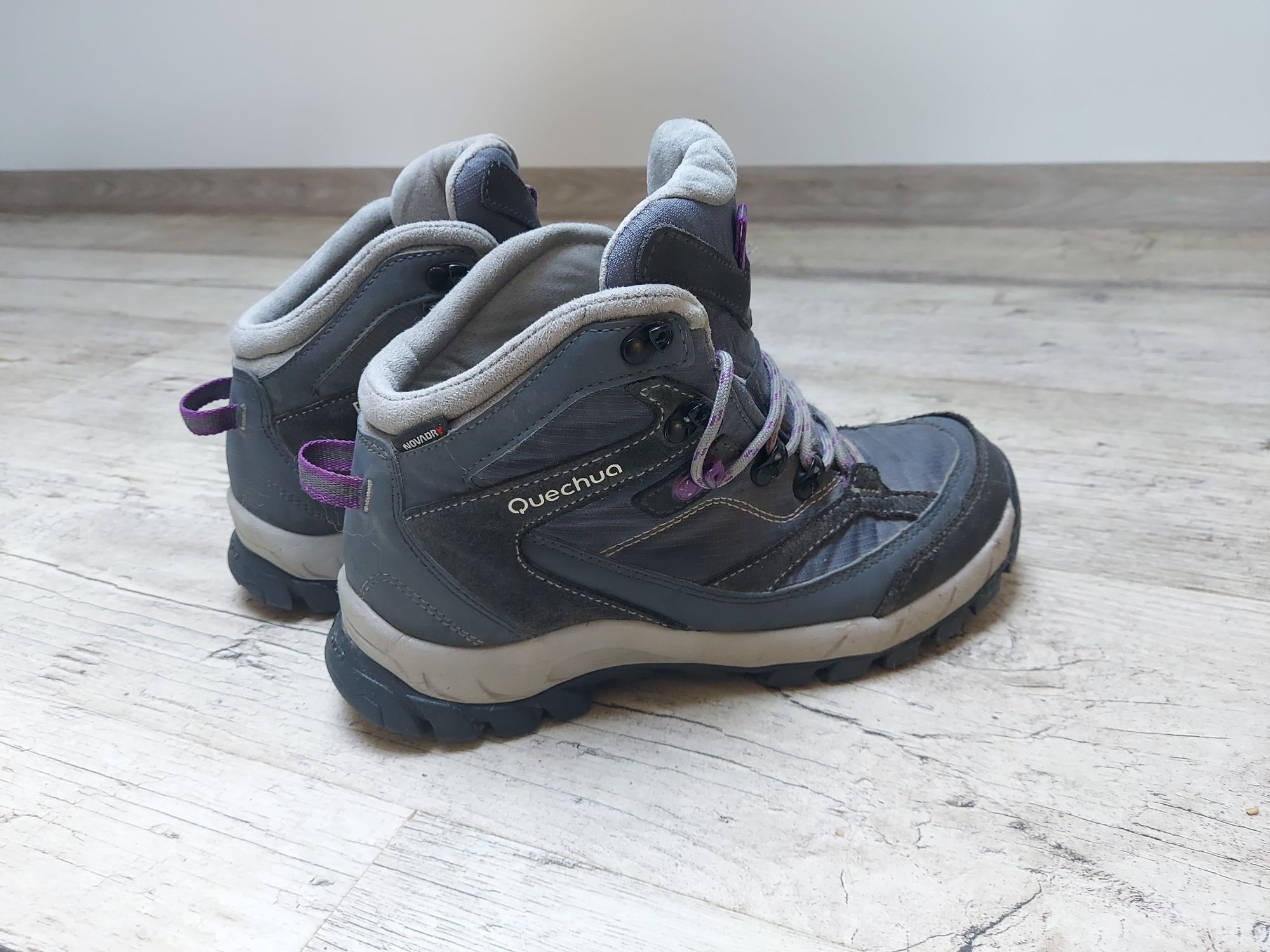 Buty w góry trekkingowe Quechua Forclaz 500L greyr. 38