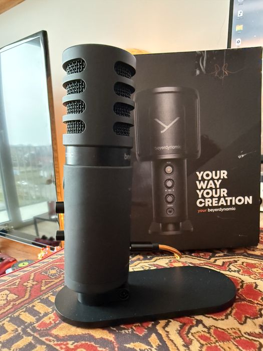 Mikrofon pojemnościowy studyjny wokalny Beyerdynamic FOX USB